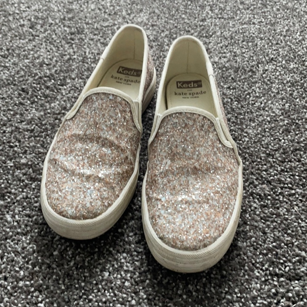 Kate spade glitter sneakers